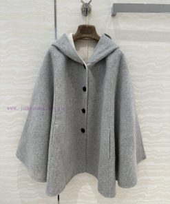 High End Quality AW71516 Loro Piana Luxury Vintage Style Double-sided Craftsmanship Hooded Cash tqmfw5zk