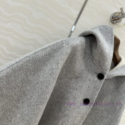 High End Quality AW71516 Loro Piana Luxury Vintage Style Double-sided Craftsmanship Hooded Cash tqmfw5zk - Image 4