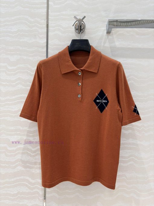 Top Selling Recommendation: AT75530 Miu Miu Girl's Outfit Fashionable And Sharp Cut Polo Collar pz344v1v - Image 2