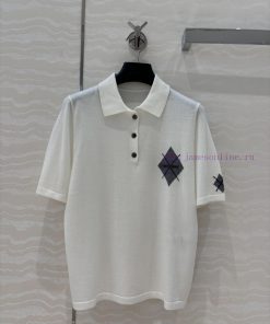 Top Selling Recommendation: AT75530 Miu Miu Girl's Outfit Fashionable And Sharp Cut Polo Collar go57qrbf
