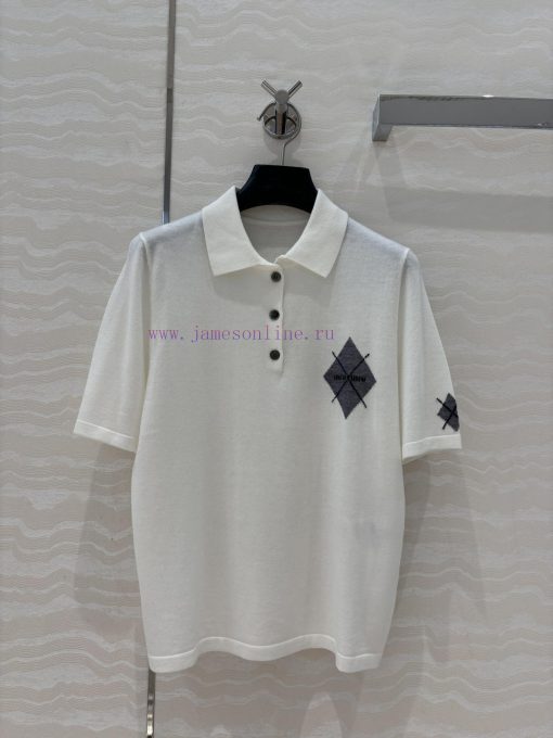 Top Selling Recommendation: AT75530 Miu Miu Girl's Outfit Fashionable And Sharp Cut Polo Collar go57qrbf - Image 2