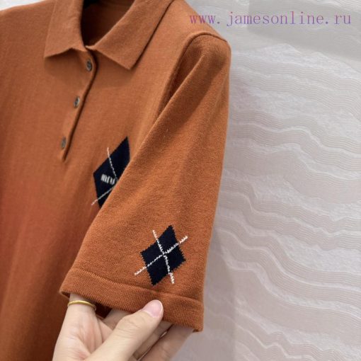 Top Selling Recommendation: AT75530 Miu Miu Girl's Outfit Fashionable And Sharp Cut Polo Collar pz344v1v - Image 6