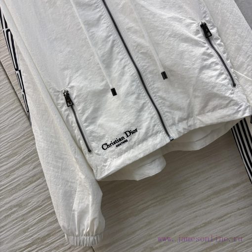 CT75536 Dior 25 Early Spring New Collection Color Contrasting Bundle Edge Casual Set With Hoode 5j04gqt6 - Image 7