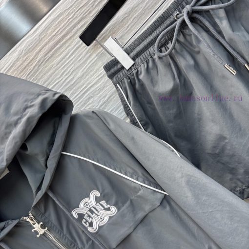 CT75537 Celine 25 Spring/Summer New Collection British Style Casual Set Solid Color Series Simp i76fqn9w - Image 6