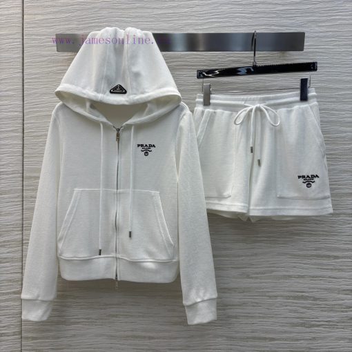 CT75550 Miu Miu Miu 25 Early Spring New Collection Lavender Purple Sunscreen Set Hooded Zipper eseur9q2 - Image 2