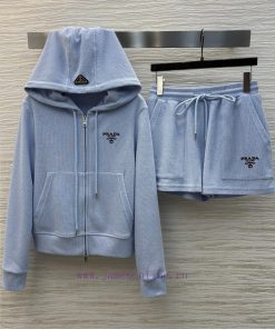 CT75550 Miu Miu Miu 25 Early Spring New Collection Lavender Purple Sunscreen Set Hooded Zipper yffu6t2b