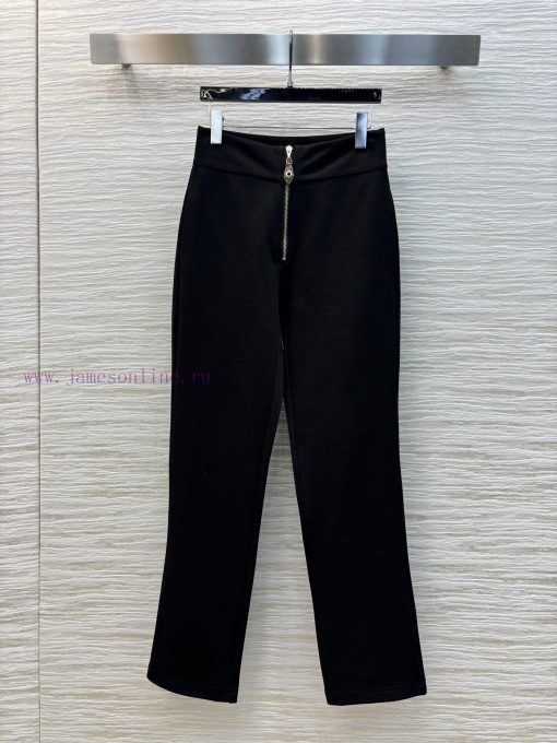 CK75558 Louis Vuitton 25 Early Spring New Collection High Waist Front Zipper Tight Pants Comfor fyijakvq - Image 2