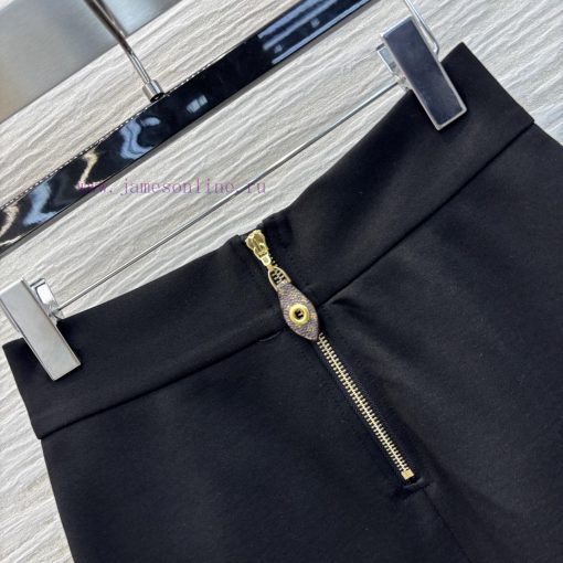 CB75557 Louis Vuitton 25 Early Spring New Collection High Waist Zipper Hip Wrapped Short Skirt itciat2f - Image 5