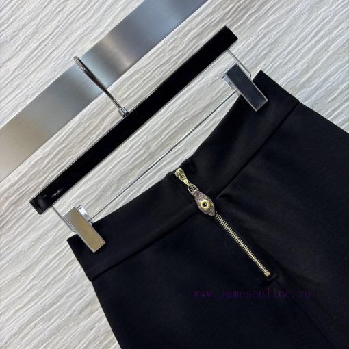 CB75557 Louis Vuitton 25 Early Spring New Collection High Waist Zipper Hip Wrapped Short Skirt itciat2f - Image 6