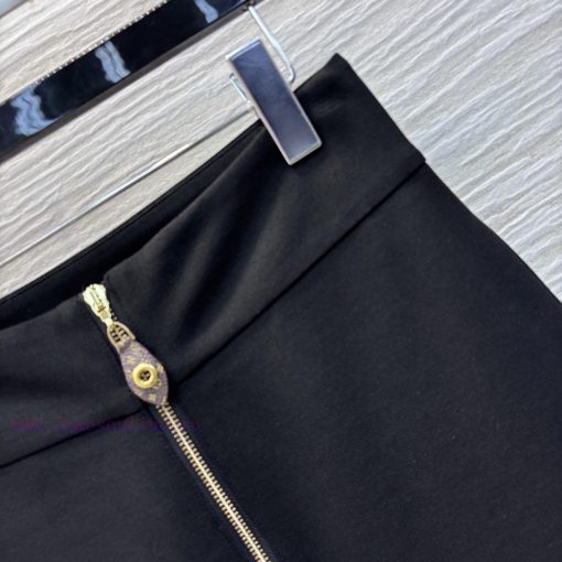 CK75558 Louis Vuitton 25 Early Spring New Collection High Waist Front Zipper Tight Pants Comfor fyijakvq - Image 5
