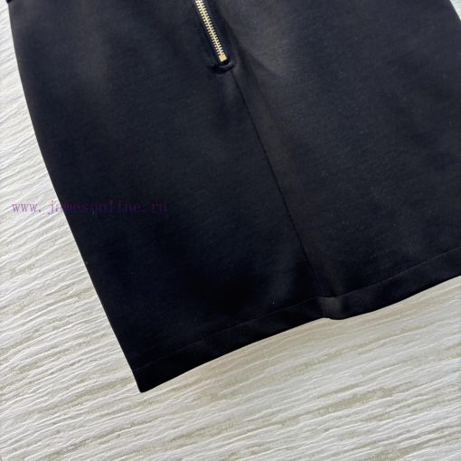 CB75557 Louis Vuitton 25 Early Spring New Collection High Waist Zipper Hip Wrapped Short Skirt itciat2f - Image 8