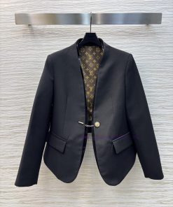 CW75561 Louis Vuitton 25 Early Spring New Collection Featuring A Metal Headband Suit Jacket Wit iaus5bhs