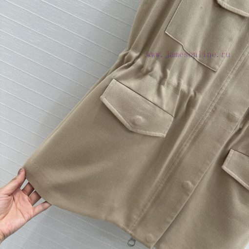 BW75575 Traveler's Minimalist Vest Jacket With Relaxing Old Money Style Classic Work Pocket Adj iw6wwgt4 - Image 6