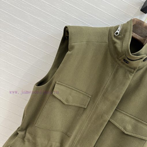 BW75575 Traveler's Minimalist Vest Jacket With Relaxing Old Money Style Classic Work Pocket Adj qaou9lx0 - Image 4