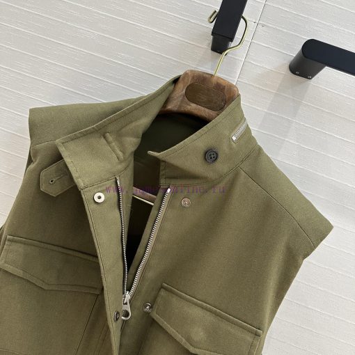 BW75575 Traveler's Minimalist Vest Jacket With Relaxing Old Money Style Classic Work Pocket Adj qaou9lx0 - Image 5
