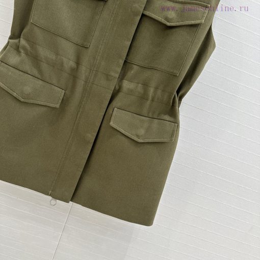 BW75575 Traveler's Minimalist Vest Jacket With Relaxing Old Money Style Classic Work Pocket Adj qaou9lx0 - Image 6