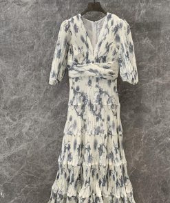 Original Development ️ZL56992 Zimmerma * N 2024 Spring/Summer New Bubble Sleeve Ruffle Mid Leng tw2lf4sc