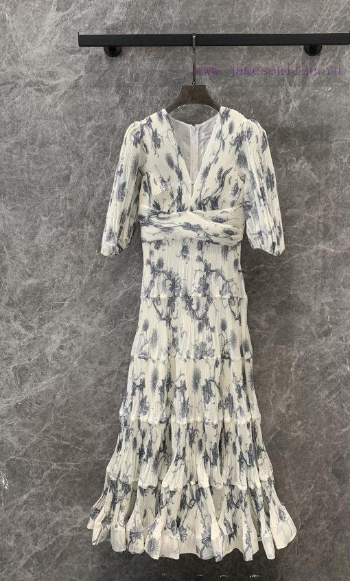 Original Development ️ZL56992 Zimmerma * N 2024 Spring/Summer New Bubble Sleeve Ruffle Mid Leng tw2lf4sc