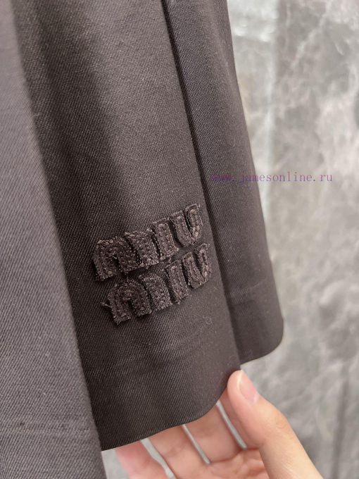 ZB60251 Mium * U 25Ss Early Spring New College Style Drawstring Waist Pleated Short Skirt | Yb le76kdou - Image 7