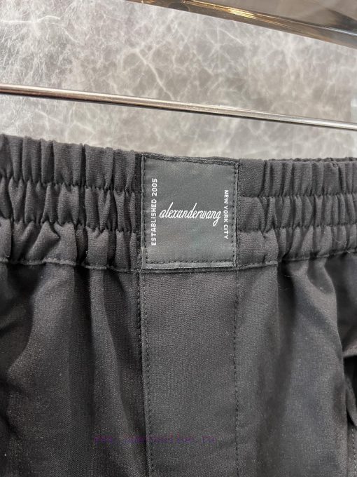 ZK60252 Alexander Wang 25Ss Early Spring New Double Waisted Design Workwear Wind Pressure Pleat a1cr0gv4 - Image 6