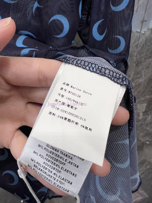 ZT60255 Marine Se * Re 25Ss Early Spring New Moon Print Long Sleeved Base Pullover | The Moon E jg1ed4z3 - Image 10