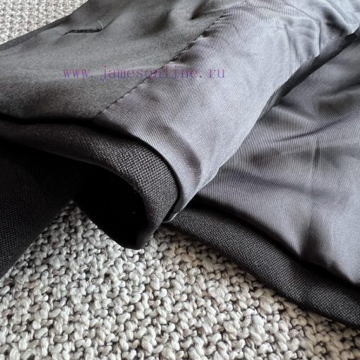 ZW60260 Saint Laurent 25Ss Early Spring New Black Wool Classic Lapel Casual Short Suit Jacket C cfgao98a - Image 9