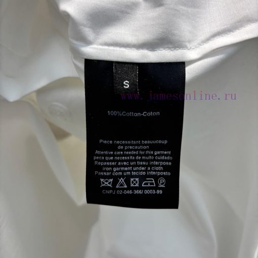 CC75586 Schiaparelli 25 Spring/Summer New Collection Stand Up Collar Gold Buckle Decorated Shir p57tphnx - Image 10