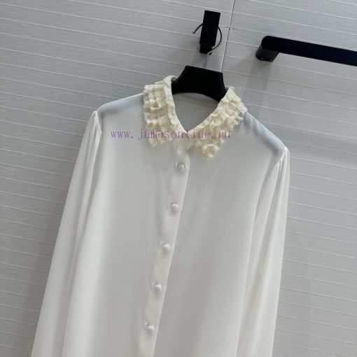 High End Quality BC75593 V Series Socialite Dress With Court Style Lace And Lace Patchwork Silk epa7buor - Image 3