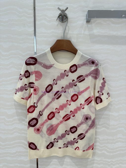 AT75116 H Majia 25s Spring/Summer New Product Coaching Remix Series Printed Wool Top Imported 1 xyvtivno - Image 2