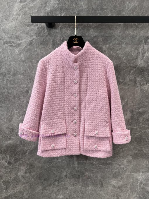 ZW60266 Chanel 25C Early Spring New Pink Fine Grid Coat | Yb's Development Product Was Deeply A qqg8p8w3 - Image 2