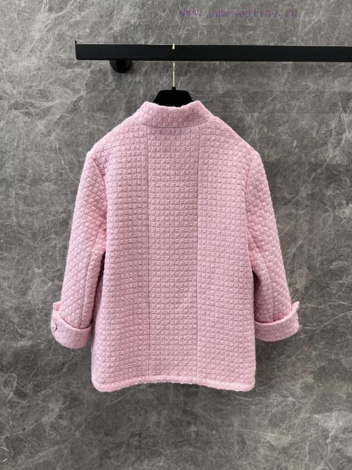 ZW60266 Chanel 25C Early Spring New Pink Fine Grid Coat | Yb's Development Product Was Deeply A qqg8p8w3 - Image 4