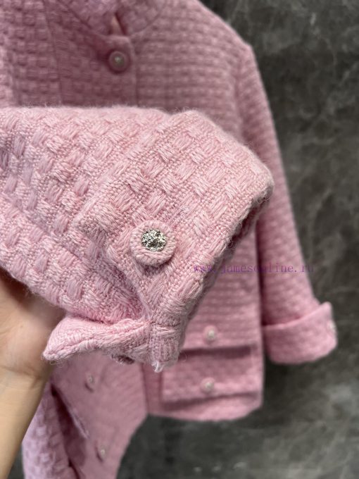 ZW60266 Chanel 25C Early Spring New Pink Fine Grid Coat | Yb's Development Product Was Deeply A qqg8p8w3 - Image 9