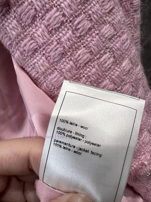 ZW60266 Chanel 25C Early Spring New Pink Fine Grid Coat | Yb's Development Product Was Deeply A qqg8p8w3 - Image 10