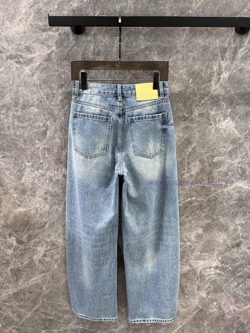 ZK60269 Alexander Wang 25Ss Early Spring New Inkjet Washed Cowboy Pants 丨 Made With High-qualit 4g5k1yvu - Image 3
