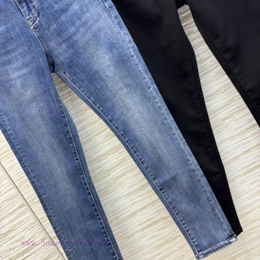 CK75607 Prada Versatile Collection 25ss Leather Brand Triangle Logo Small Leg Jeans. If You Wan oyfd9bfk - Image 6