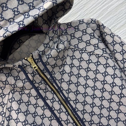 CW75625 Gucci 25 Spring/Summer New Collection Double G Hoodie Long Half Button Hoodie Loose Edi arzb2arp - Image 5