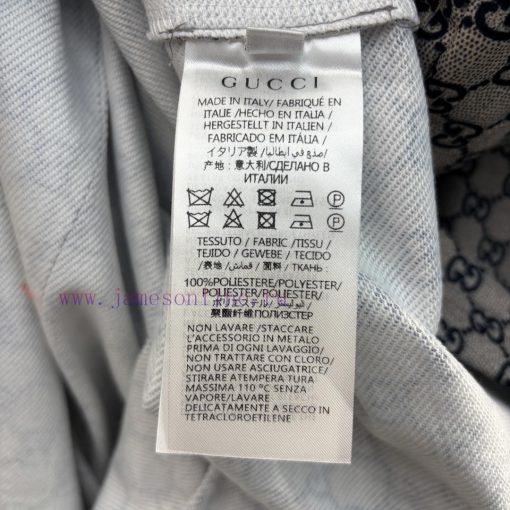 CW75625 Gucci 25 Spring/Summer New Collection Double G Hoodie Long Half Button Hoodie Loose Edi arzb2arp - Image 10