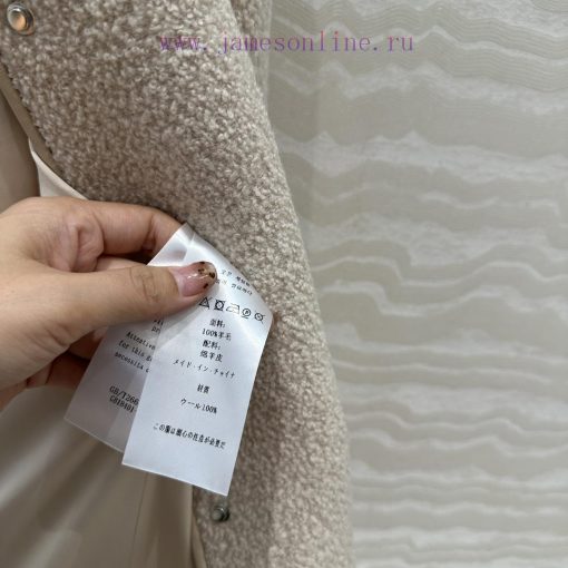 AW72239 Prada's Smart And Stylish Looped Woolen Jacket With 100% Sheepskin Edge Craftsmanship C hv6nghug - Image 8