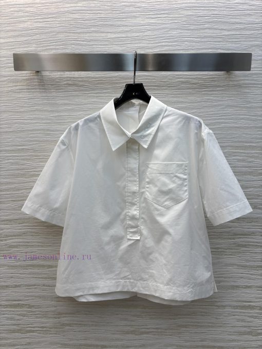 CC75676 Gucci 25 Early Spring New Collection Half Button Short Sleeve Shirt With Flip Collar Lo zwa7xpp9 - Image 2