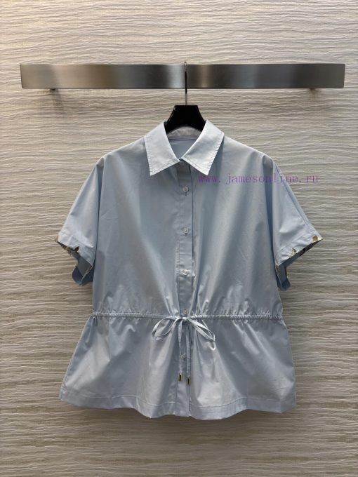 CC75677 Louis Vuitton 25 Early Spring New Collection Featuring A Collared Short Sleeved Waist C tsvwq8ws - Image 2