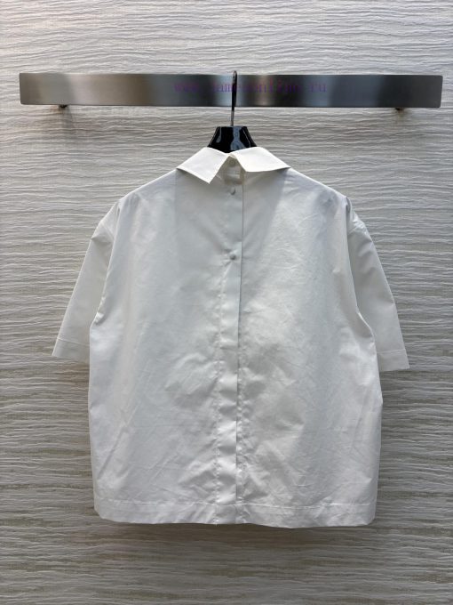 CC75676 Gucci 25 Early Spring New Collection Half Button Short Sleeve Shirt With Flip Collar Lo zwa7xpp9 - Image 9