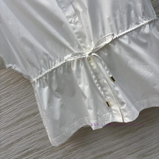 CC75677 Louis Vuitton 25 Early Spring New Collection Featuring A Collared Short Sleeved Waist C usc9wpam - Image 7