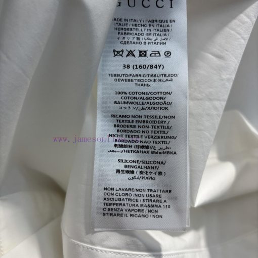 CC75676 Gucci 25 Early Spring New Collection Half Button Short Sleeve Shirt With Flip Collar Lo zwa7xpp9 - Image 10