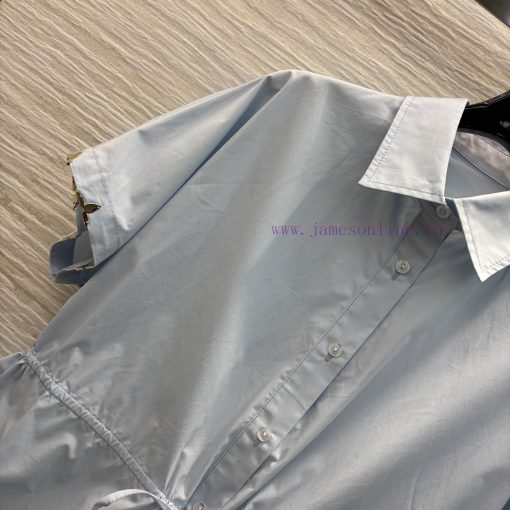 CC75677 Louis Vuitton 25 Early Spring New Collection Featuring A Collared Short Sleeved Waist C tsvwq8ws - Image 4