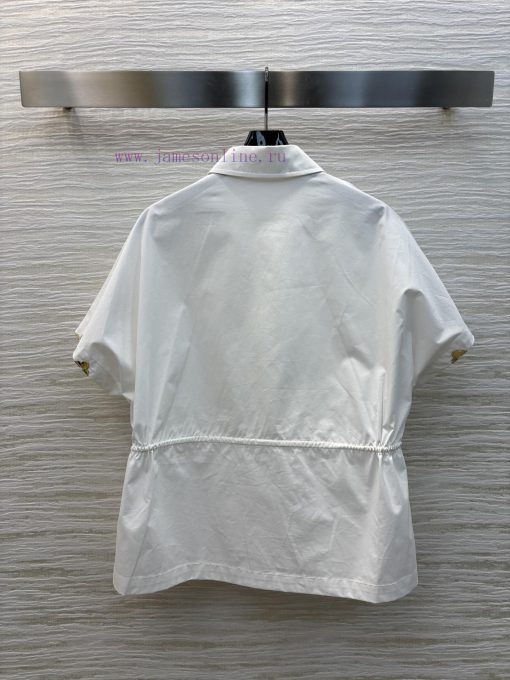 CC75677 Louis Vuitton 25 Early Spring New Collection Featuring A Collared Short Sleeved Waist C usc9wpam - Image 9
