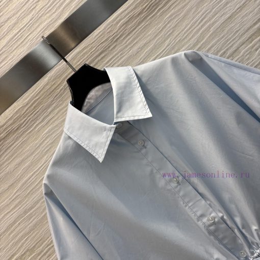 CC75677 Louis Vuitton 25 Early Spring New Collection Featuring A Collared Short Sleeved Waist C tsvwq8ws - Image 8