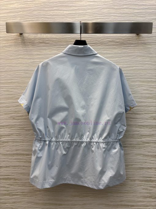 CC75677 Louis Vuitton 25 Early Spring New Collection Featuring A Collared Short Sleeved Waist C tsvwq8ws - Image 9