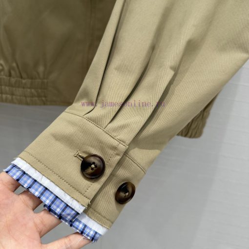 Strongly Recommend BW75689 Mi * 25 Early Spring New Retro Artistic Style Khaki Zipper Jacket Ja ijnffrfi - Image 8