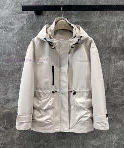 ZW60286 Burberry 25Ss Early Spring New Fashionable Workwear Waist Cinched Mid Length Hooded Tre 4o4ib82i