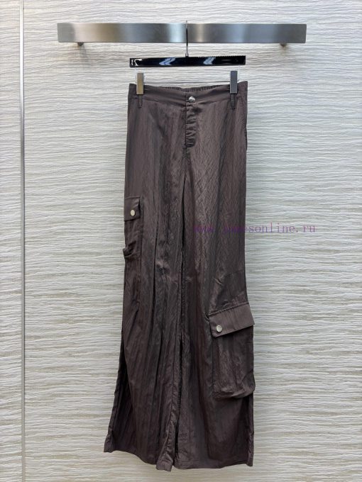CK75697 Summer Lazy High-end Cool Pants With Elastic Waist Straight Leg Work Pants High Waist S lzoa8vgb